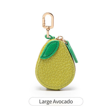 Fresh and Sweet Strawberry-Shaped Keychain, Cute Mini Fruit Series Bag Pendant, Compact Coin Bag