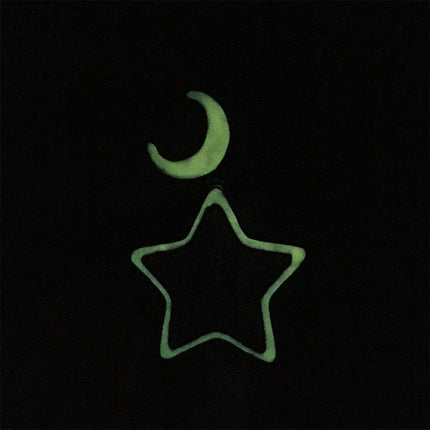 European and American personality cartoon luminous stars hip-hop necklace men's Joker diamond-encrusted copper material Tide brand pendant jewelry wholesale