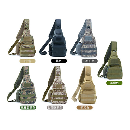 Men's Riding Outdoor Sports Bag Casual Shoulder Kettle Hanging Bag Portable Tactical Army Camouflage Water Bottle Chest Bag