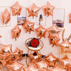 18inch rose gold five-pointed star