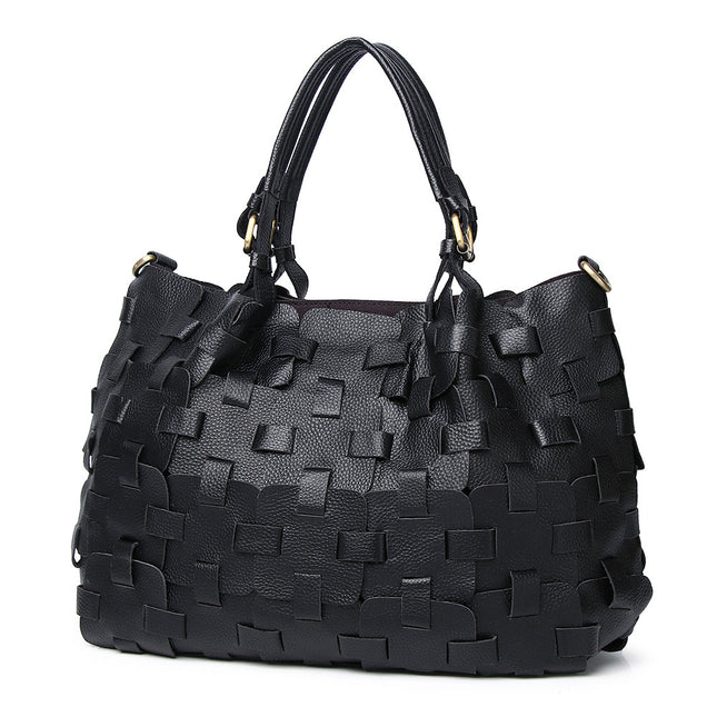 Leather Woven Bag / Sac Tressé Cuir