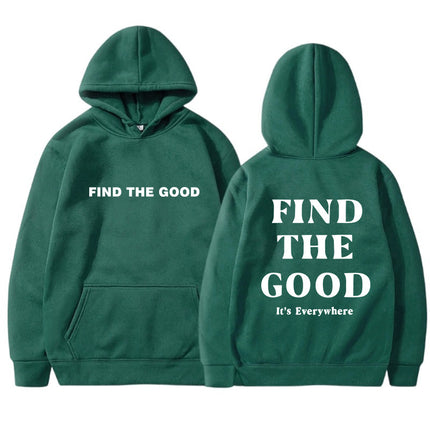 Foreign Trade Women's Velvet Sweatshirt Plain Letter Print Kangaroo Flap Pocket Pants Drawstring Print Hoodie