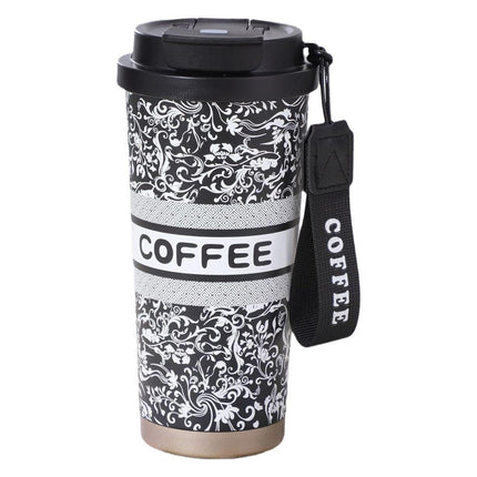 Overlord Tea Ji Tongyi Thermos Cup 316 Stainless Steel Lily-in-the-valley Coffee Cup Portable Car Double Drinking Gift Water Cup