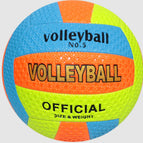 B thick hemp pattern sky blue yellow orange volleyball