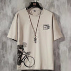 Khaki [bicycle] short sleeve / M