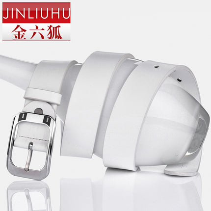 Extended Men's Leather Belt with Pin Buckle, Fashionable Versatile Wide Waist Belt, Designer Niche Black Korean Style Casual