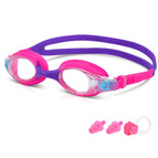 Pink and purple [free earplugs and nose clip] (simple bubble bag)