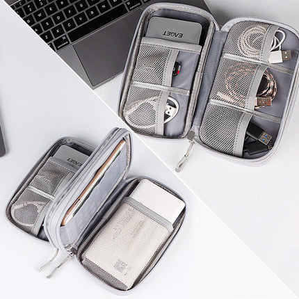 Data cable storage bag charger mobile power charging cable bag box digital finishing bag U disk headset hard disk