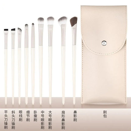 8 Makeup Brush Set Portable Soft Hair Powder Concealer Eye Shadow Blush Foundation Brush Full Set Beauty Tools