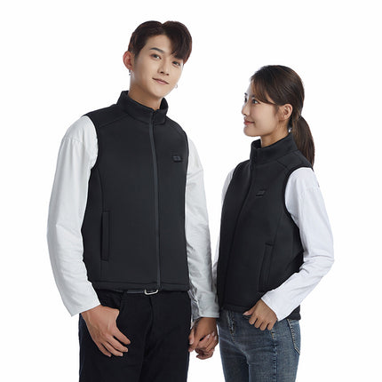 Cross-border Intelligent Electric Heating Clothing Nine-zone Heating Vest Double-control Three-gear Temperature-controlled USB Charging Men's and Women's Constant Temperature Vest