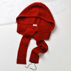 Balaclava integrated lace-up red