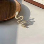 Golden snake shape