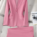 8520 pink suit + pants 100% polyester fiber / 4 XL