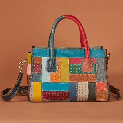 Cross-Border Women's Handbags European and American Trendy Bags Snake Pattern Handmade Women's Bags Crossbody Handbags Crossbody Bags with Multiple Carrying Methods