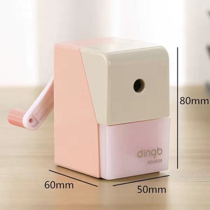 Dingbang cartoon pencil sharpener roll pen hand-cranked primary school children's kindergarten automatic Pen pencil sharpener machine