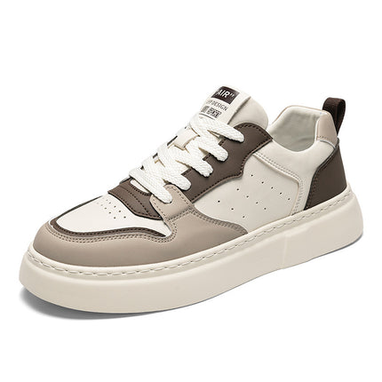 2024 New Microfiber leather breathable cold-Stick Sports Board shoes fashionable all-Match platform casual high quality men's shoes
