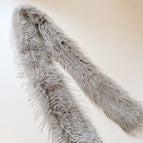 Fashionable long hair extended gray / 180x15cm
