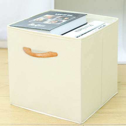 Amazon Lidless Storage Box Fabric Storage Box Foldable Large Drawer Storage Box Toy Storage Box