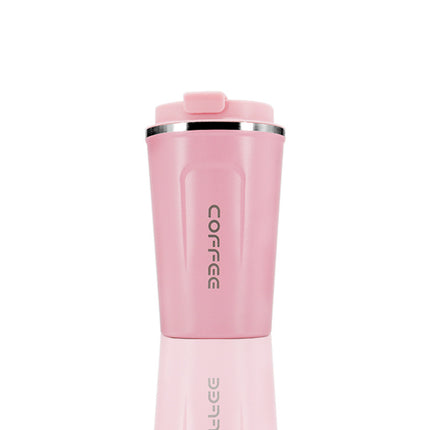Simple wind solid color 304 stainless steel thermos cup intelligent display temperature coffee cup car portable wholesale logo