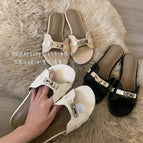 Flat bottom mop white / 38