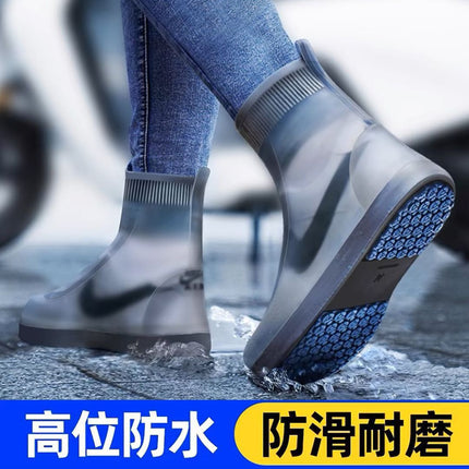 Rain Shoe Covers Waterproof, Non-Slip, Thickeneded and Wear-Resistant Silicone Shoe Covers for Men, Snowproof Foot Covers for Rainy Days, Rain Boots, Kidsren's Water Shoes for Women