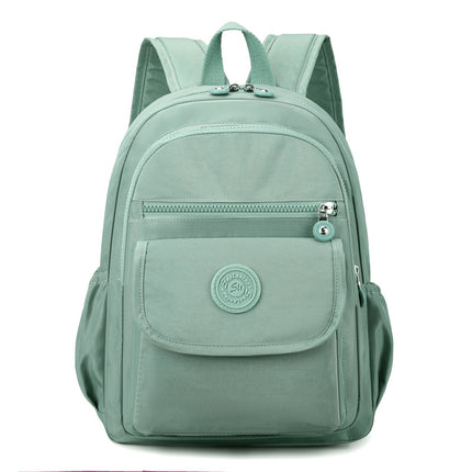 2025 New Simple Casual Women's Korean Style Solid Color Backpack Fashionable Large Capacity Backpack Women's Travel Bag
