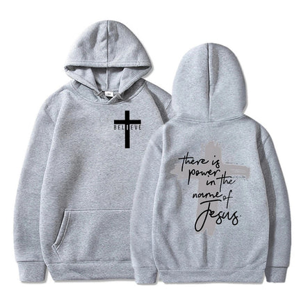Women/Men Christian Faith Essential Hoodies There Is Power I