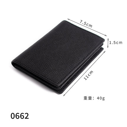 in stock Japanese classic high-rise leather business card bag head layer cowhide business large capacity Japanese business card bag wholesale