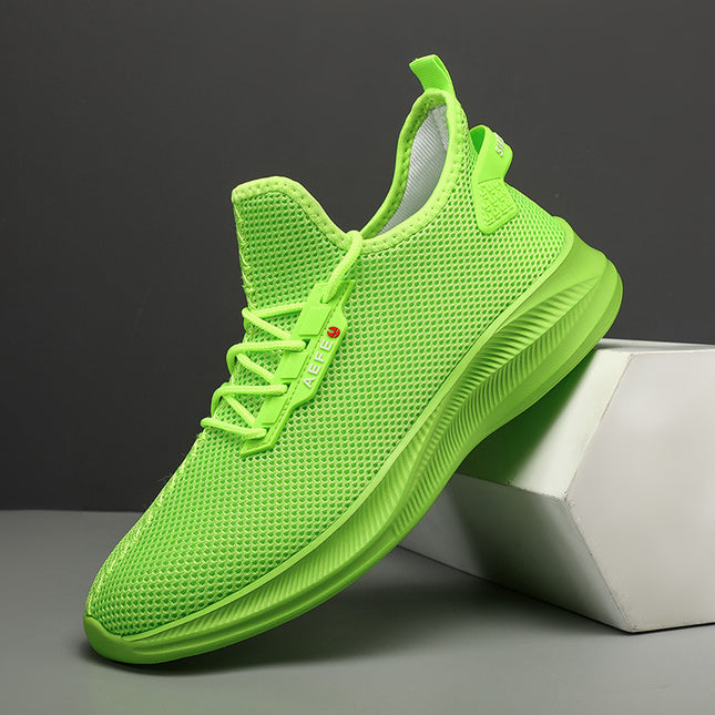 2025 Cross-Border Summer Thin Mesh Breathable Casual Shoes, Coconut-Style Slip-On Shoes, Soft Sole, Lightweight Slip-On Running Shoes for Men