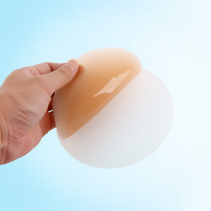 Cross-Border Large-Breasted People Only Supply 13.7cm Solid Silicone Latex Stickers to Prevent Bumps and Areola Head Stickers for Large Size Silicone Breasts