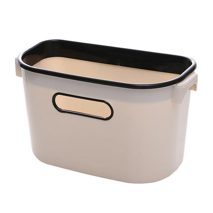 Kitchen Wall Hanging Trash Can small size Household Cabinet Door Hanging Trash Can Toilet Plastic Waste Paper Basket Wholesale