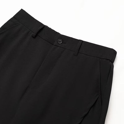 Spring and Autumn American Style Cleanfit High-End Pure Color Pants Men's Slimming Look Extended Business Casual Suit Pants
