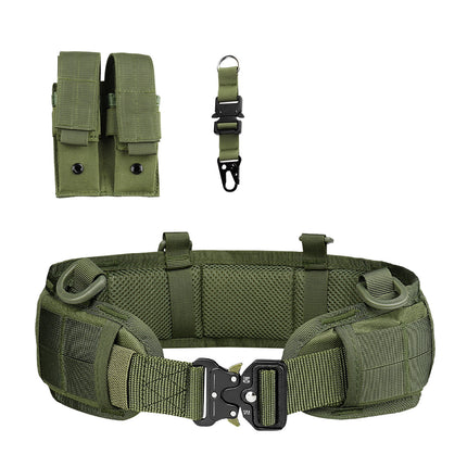 Cross-Border Cobra Buckle Tactical Waist Belt Set Outdoor Multi-Functional Nylon Quick-Release Belt Real-Life Cs Outer Belt