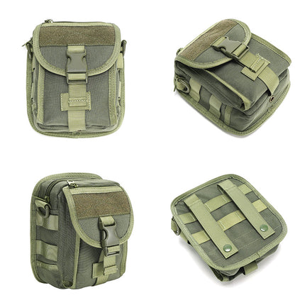 Military Fan Tactical Cross-Body Bag Molle Accessory Expansion Waist-Mounted Sports Running Outdoor Convenient Small Waist Bag