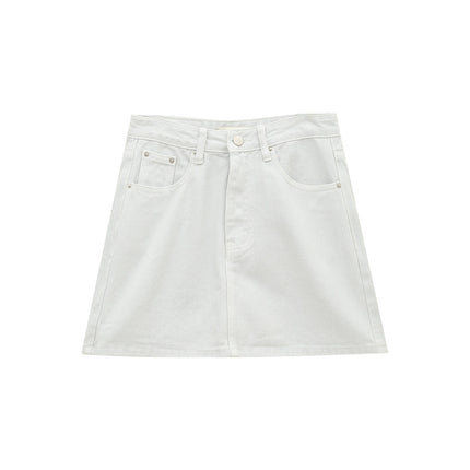 Love and Nancy Guangzhou Thirteen Lines Xia Original New A-Line Studded Leg-Lengthening Sexy Style Denim Skirt 22469