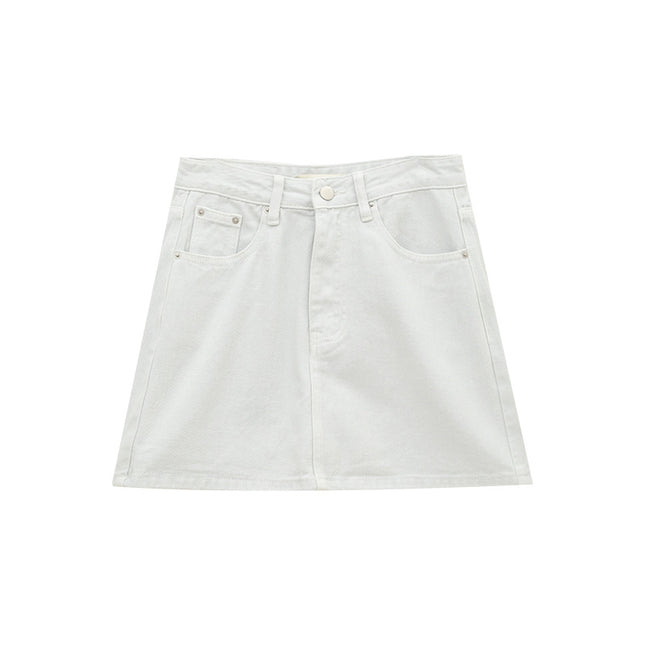 Love and Nancy Guangzhou Thirteen Lines Xia Original New A-Line Studded Leg-Lengthening Sexy Style Denim Skirt 22469