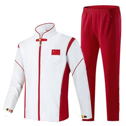 National Team Spring and Autumn Sportswear National Uniform Set Athlete Appearance Taekwondo Martial Arts Training Coach Sports