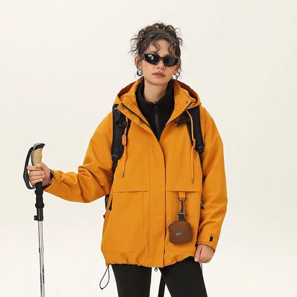 Wasuup Huang Yimei's Three-in-One Outdoor Charge Jacket Men's Spring, Autumn and Winter Work Jacket Women's Mountaineering Clothes