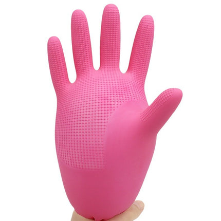 C30040 Klinley rubber gloves household non-slip cleaning gloves kitchen labor protection washing dishes washing clothes durable