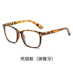 Tortoiseshell frame (spring teeth) / Anti-fog goggles 0 degrees