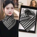 Black houndstooth