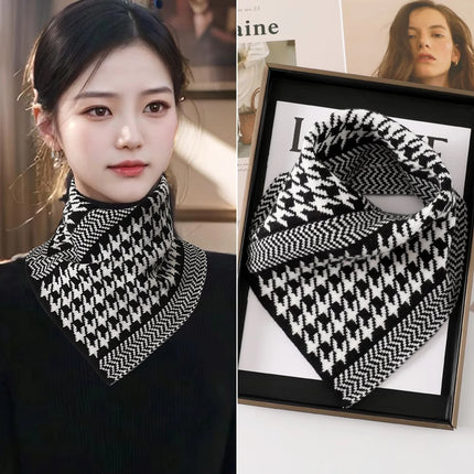 Autumn and Winter Knitted Neck Warmer, Neck Protection, Fake Collar, Convenient Pullover Neck Cover, Lazy Scarf, Unisex Scarf