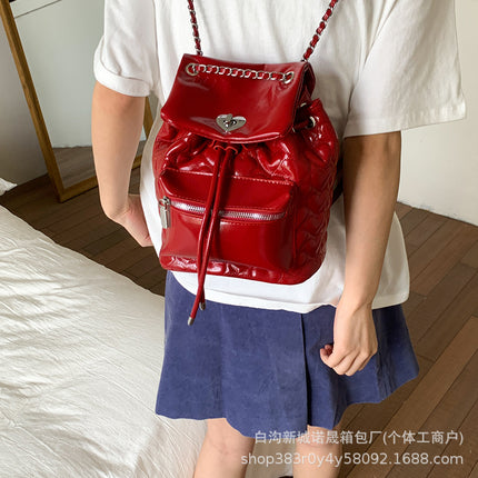 Pure Lust Hot Girl Small Bag Women's 2025 Summer New Large-Capacity Backpack Elegant Hot Style Versatile Backpack