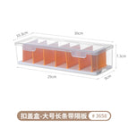 Large long strip with partition [can hold chopsticks/tableware/data cable] 1 piece