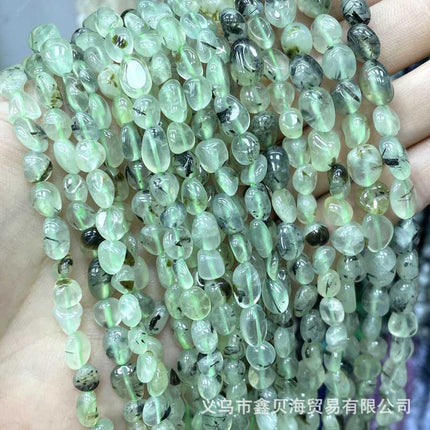 8-10mm natural stone loose beads amethyst agate straight hole gravel diy jewelry accessories amorphous beads