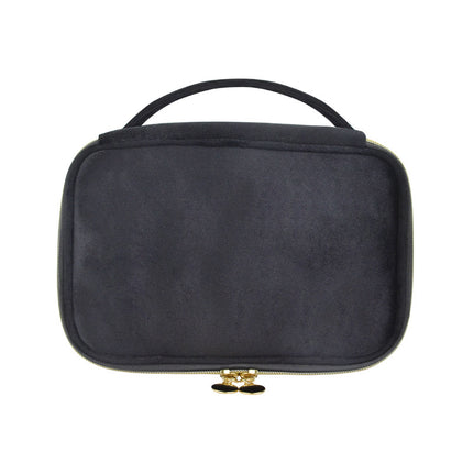 Cross-border fashion flannel cosmetic case large capacity high sense multi-functional convenient portable cosmetic case a batch