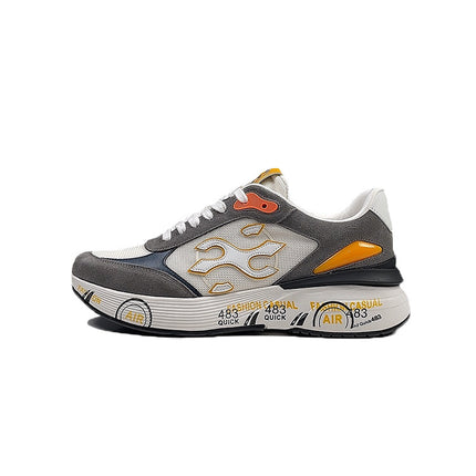 Spring New Breathable Casual Shoes for Men, Trendy Dad Shoes, Thick-Soled Trendy Shoes for Boys, High-End Light Luxury Shoes, Versatile Men's Shoes