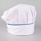 Blue striped hat / free size (elastic band)