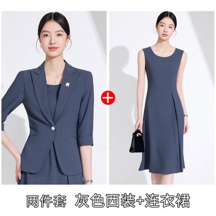 Light Workplace Suit dress suit Women's 2025 New Small Commuter High-end Suit Jacket Two-piece Set