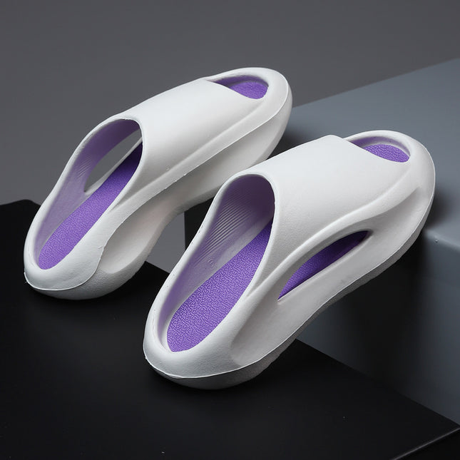 Outdoor Sports Coconut Slippers for Men and Women Summer Outdoor Wear Casual Beach Non-Slip Deodorant Dung Feeling Thick Bottom for Lovers
